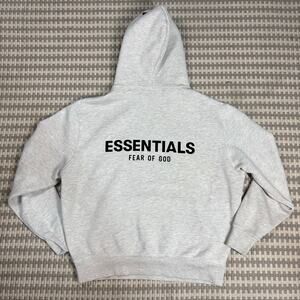 Fear of God Essentials Pullover Heavyweight Hoodie Light Oatmeal XS